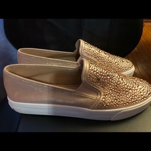 Glammed flat sneakers